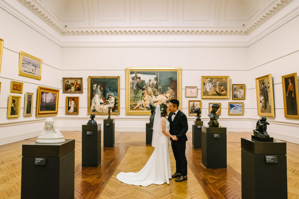 chiswick at the art gallery wedding