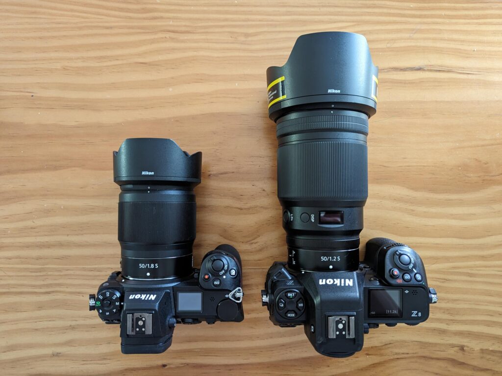 Nikon Z8 with Z 50 1.2S