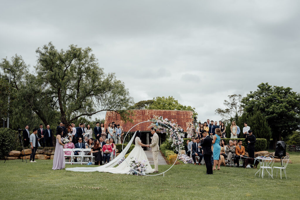 Burnham Grove wedding ceremony